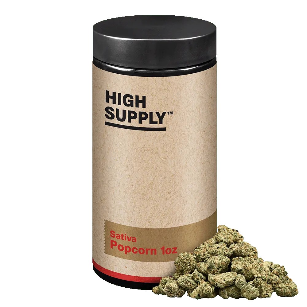 Photograph of product: High Supply | Popcorn | Rainbows & Cherries - 28g