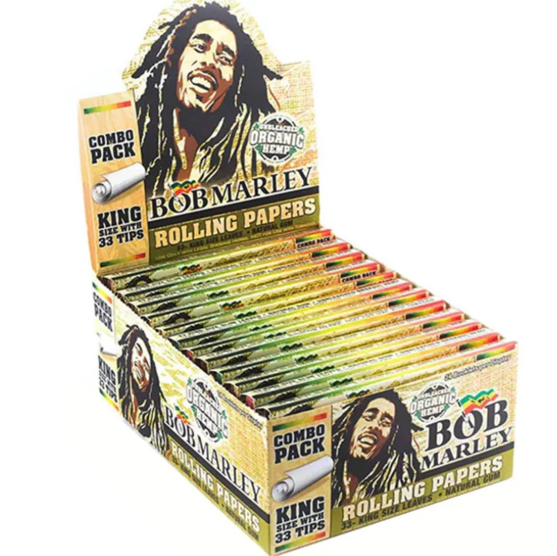 Photograph of product: Bob Marley Organic King Size W/Tips