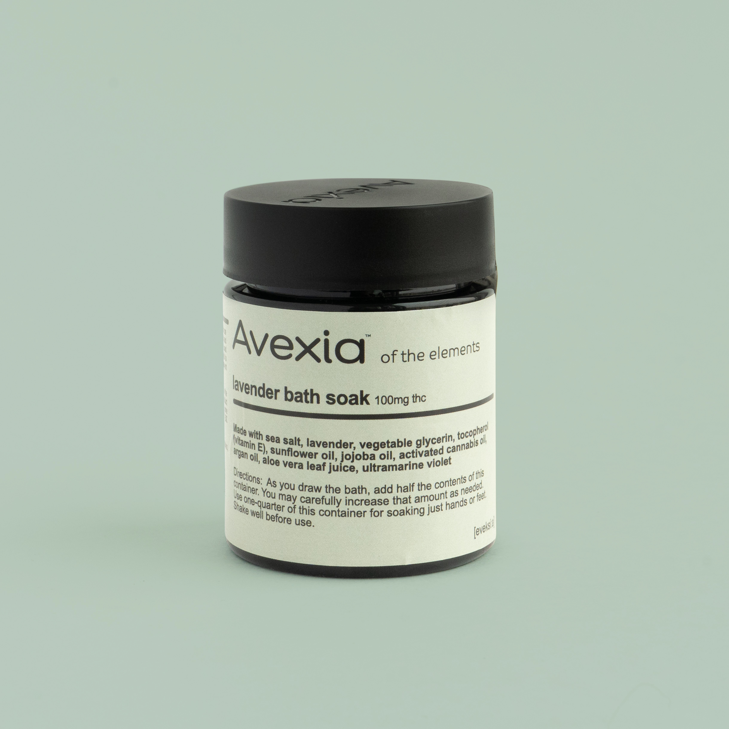 Photograph of product: Lavender Epsom Salt Bath Soak | 100mg