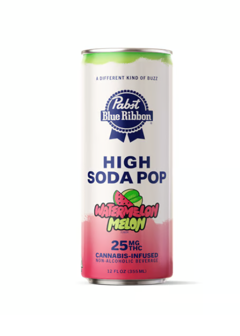 Photograph of product: Watermelon Melon | 25 MG High Soda Pop | PBR