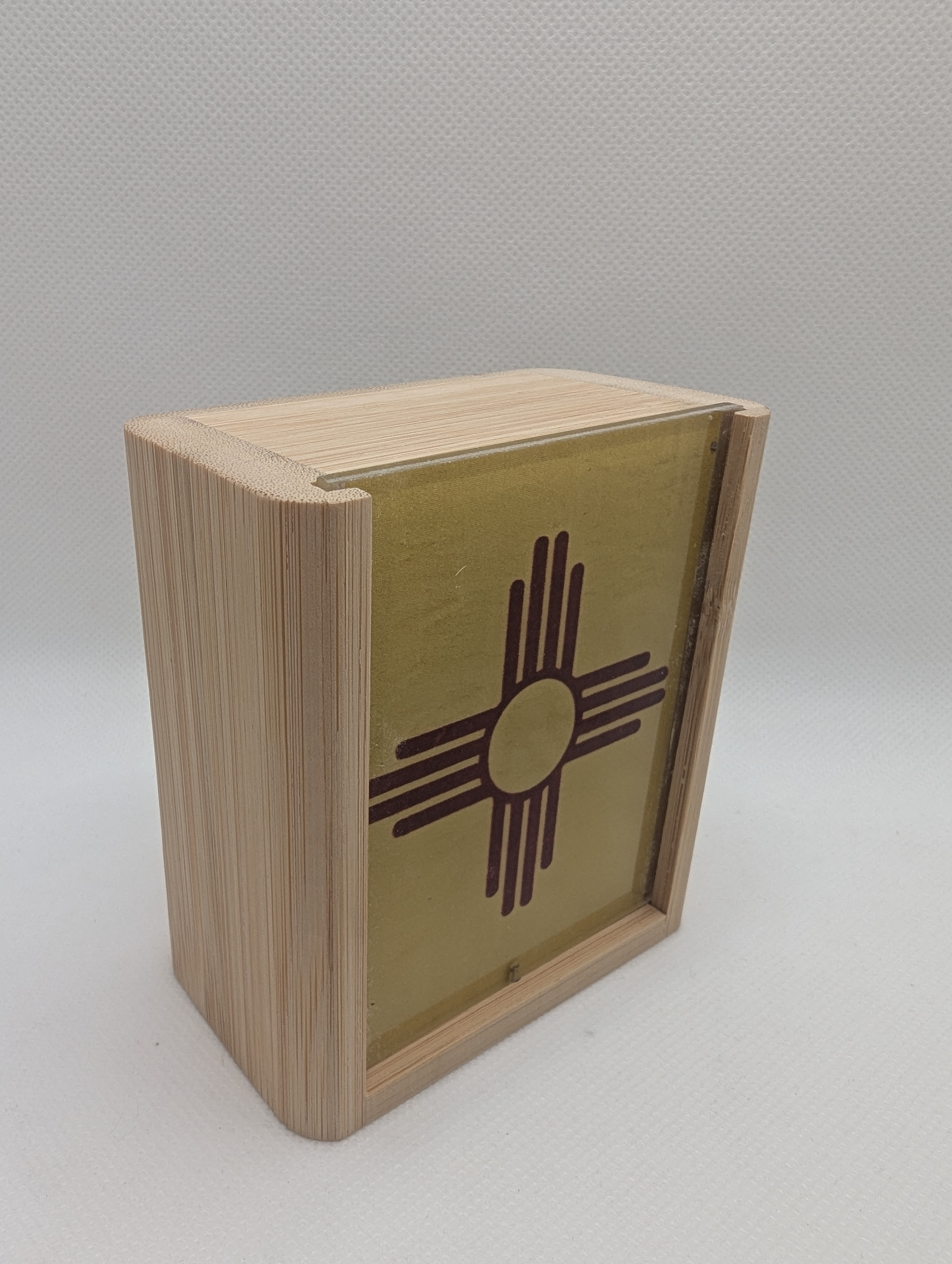 Photograph of product: Stash It - Large Bamboo Box w/ Acrylic Top