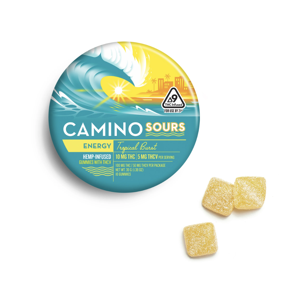 Photograph of product: Tropical Burst 'Energy' Gummies (TH-oui : TH-ouiV)[20pk]