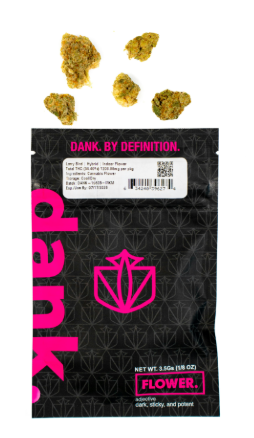 Photograph of product: DANK | 3.5g Indoor Flower | Larry Bird