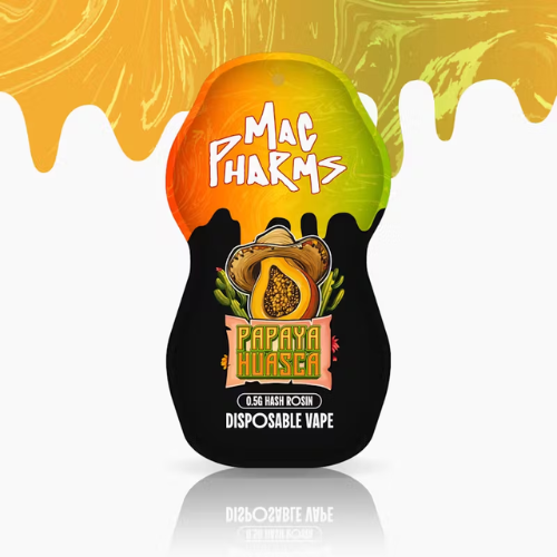 Photograph of product: Mac Pharms - Papaya Huaska .5G Rosin Disposable