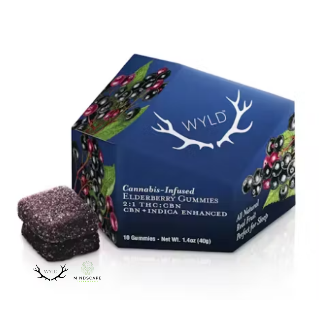 Photograph of product: WYLD Med - Elderberry Oui'd Gummies 2:1