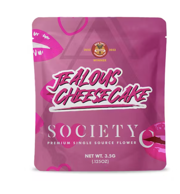 Photograph of product: Society C | Jealous Cheesecake Bag - 3.5g