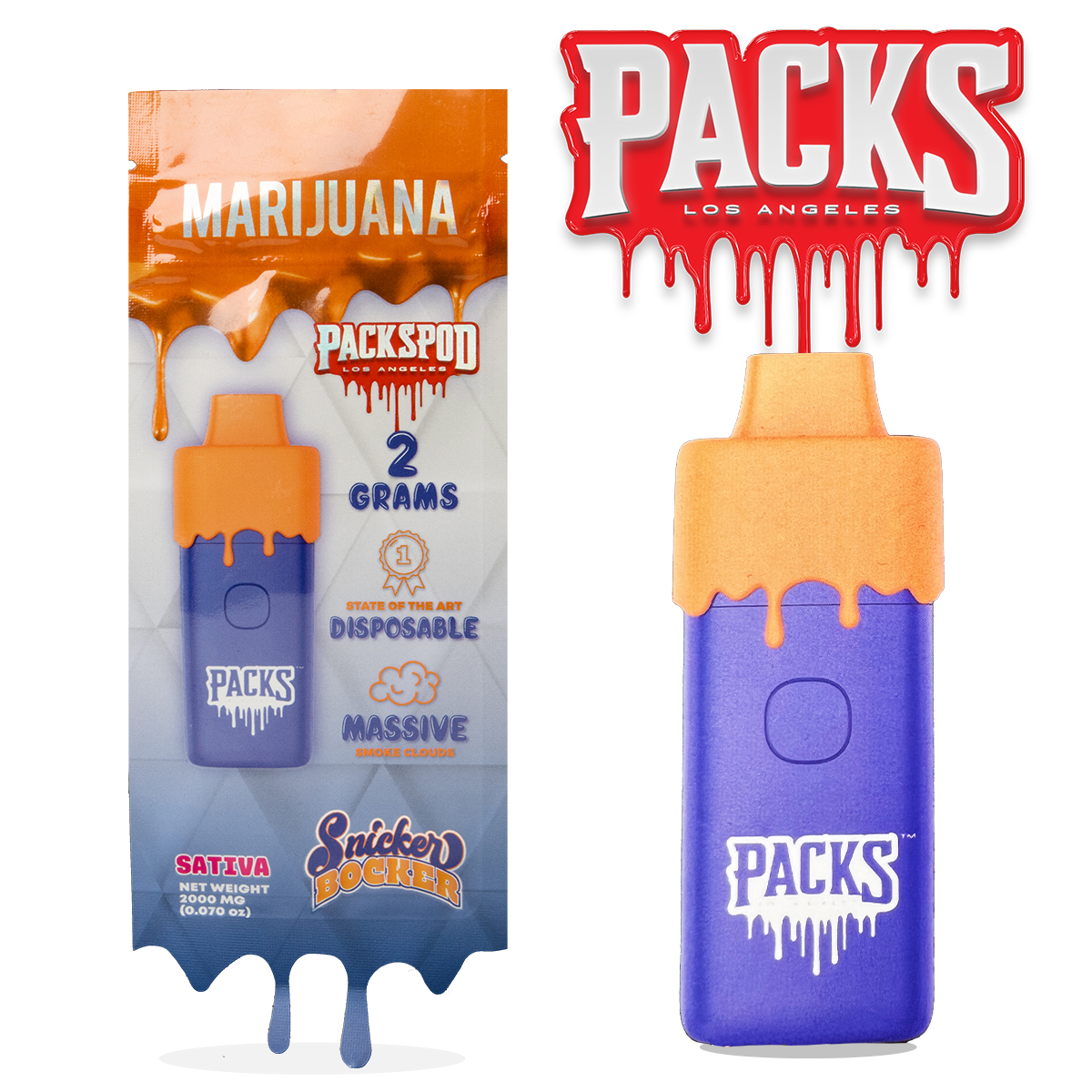 Photograph of product: Snicker Bocker | Live Resin Disposable