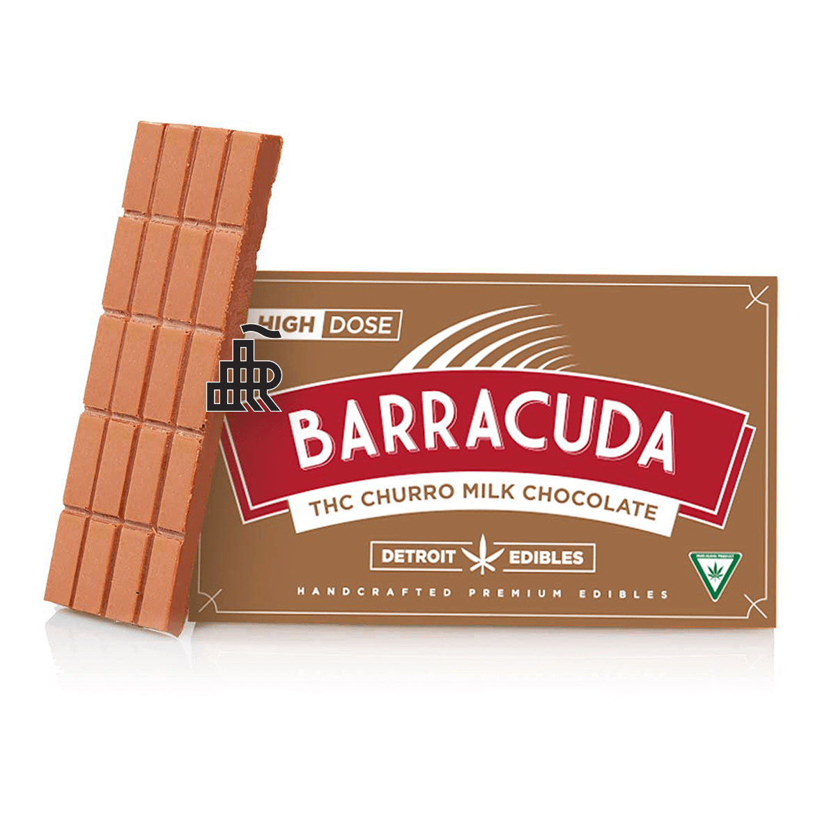 Photograph of product: Churro Milk Chocolate Barracuda Bar | 20pcs