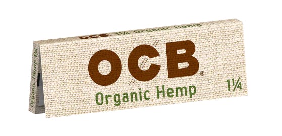Photograph of product: OCB Organic Hemp | 1 1/4 | 50ct Rolling Papers - 