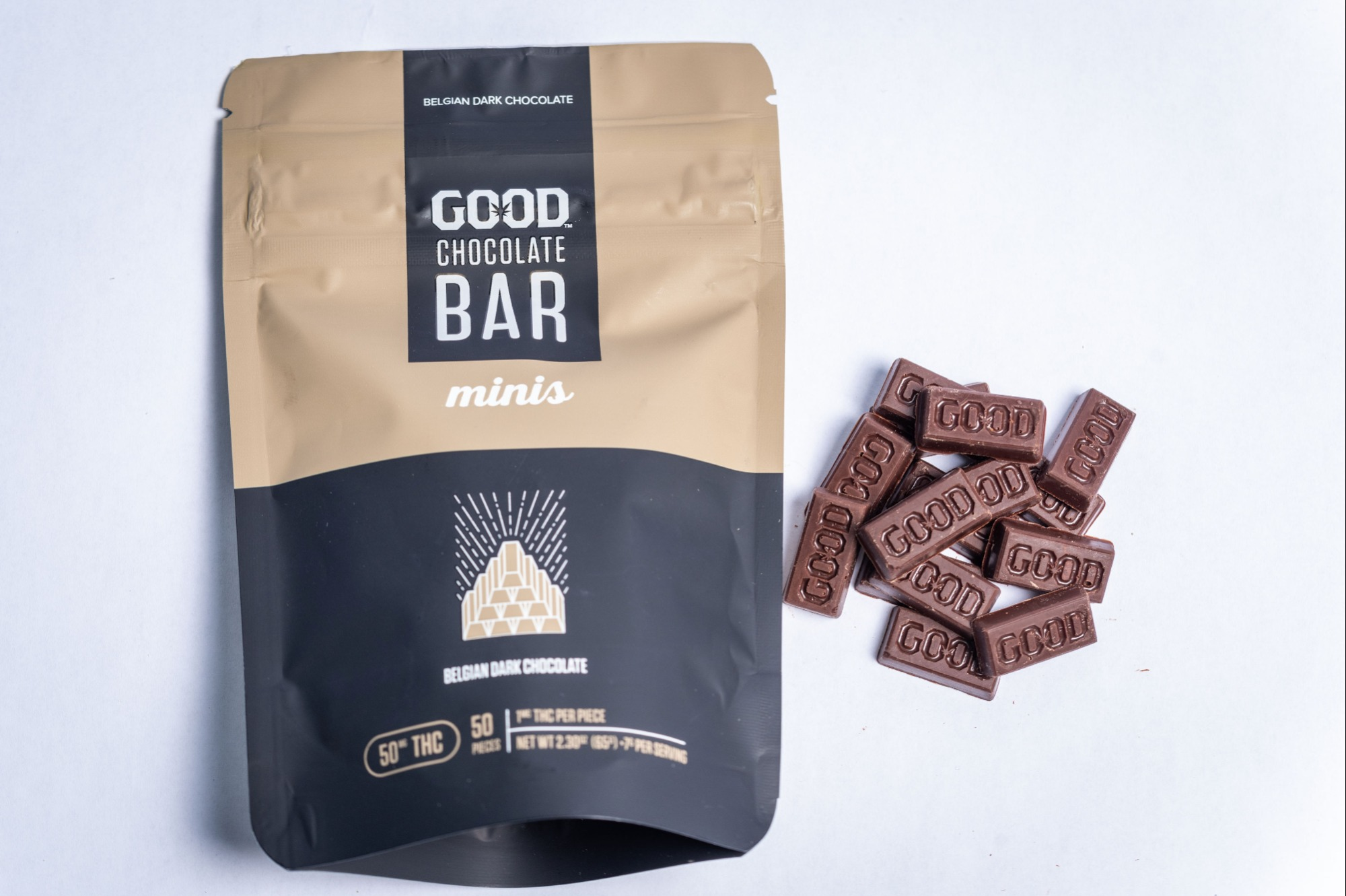 Photograph of product: Micro-Dose Dark Chocolate Minis Hybrid