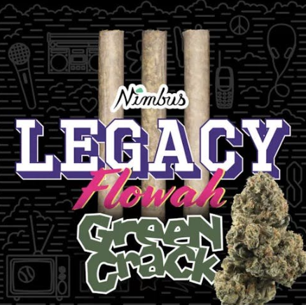 Photograph of product: Green Crack Pre-Rolls (3 x 0.5g)