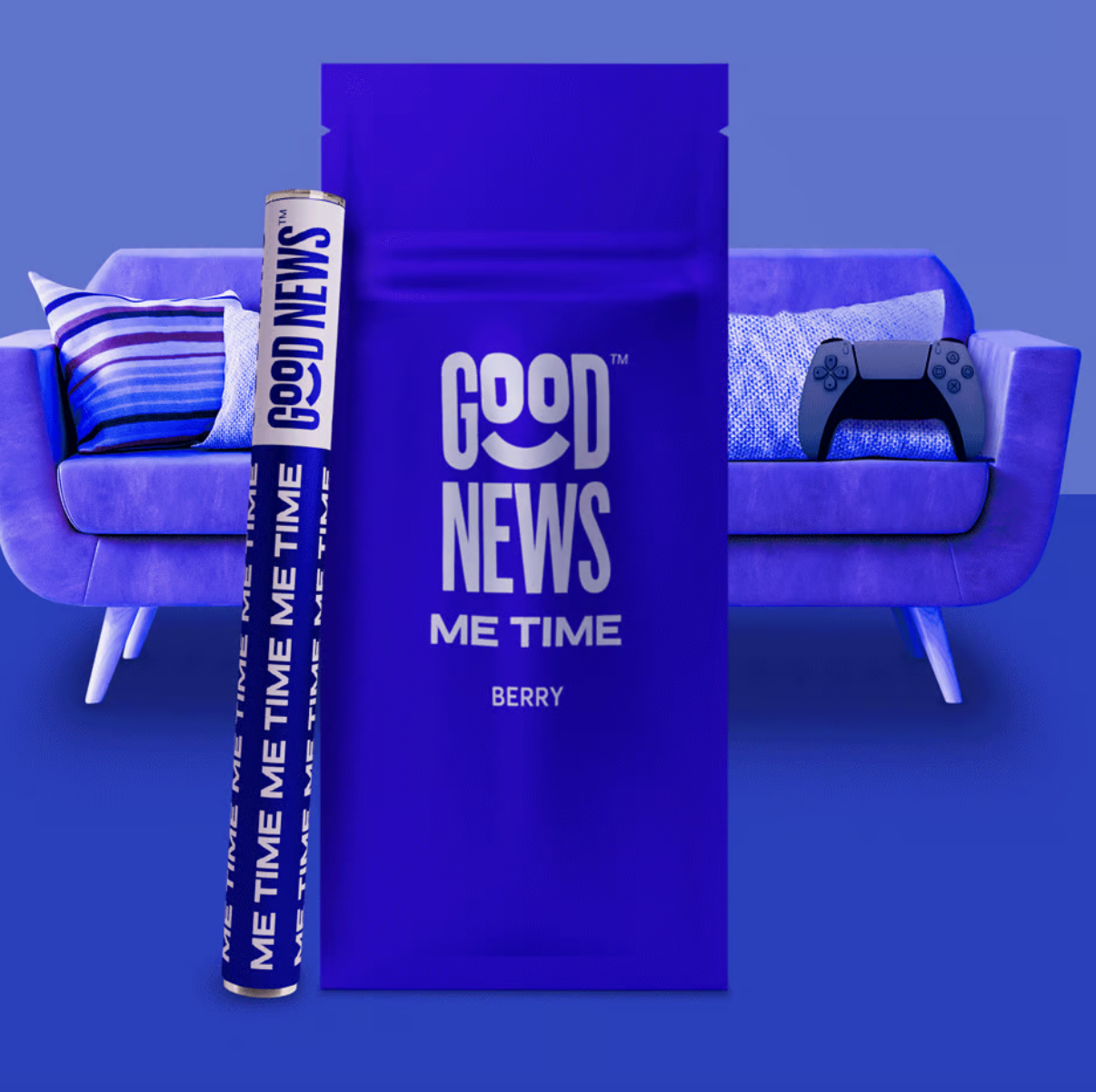 Photograph of product: GOOD NEWS ME TIME BERRY DISPOSABLE 1G