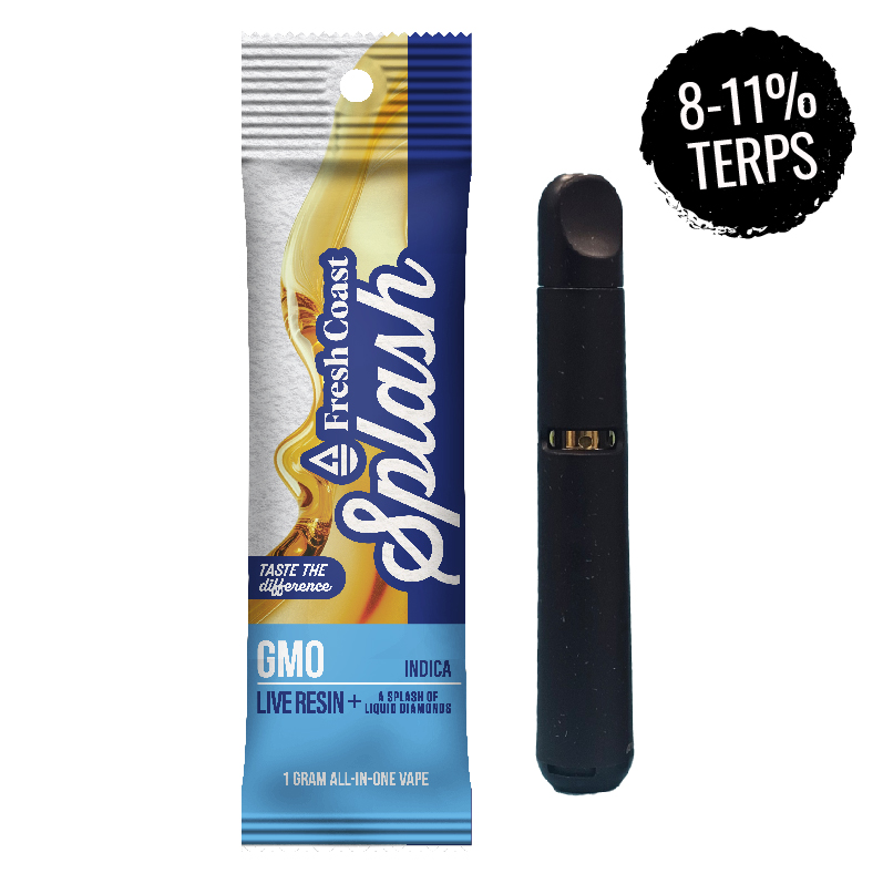 Photograph of product: GMO Live Resin Disposable | Splash