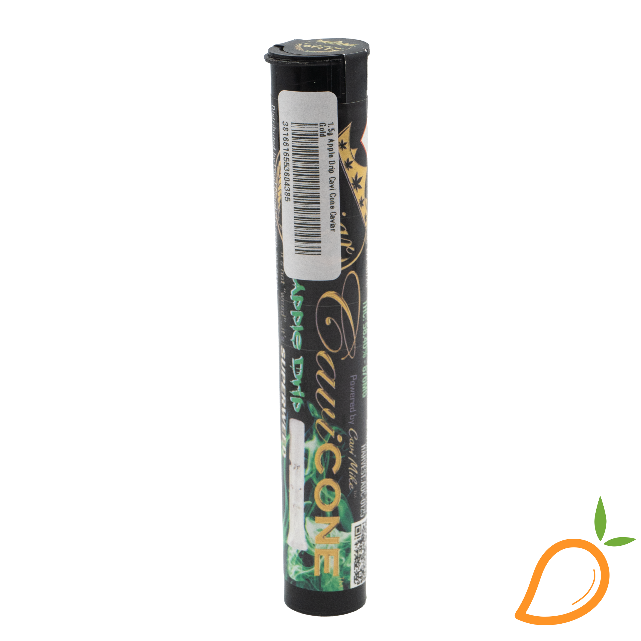 Photograph of product: 1.5g Apple Drip Cavi Cone Caviar Gold