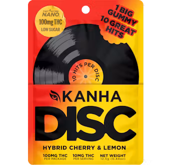 Photograph of product: Cherry & Lemon | NANO Disc Gummy
