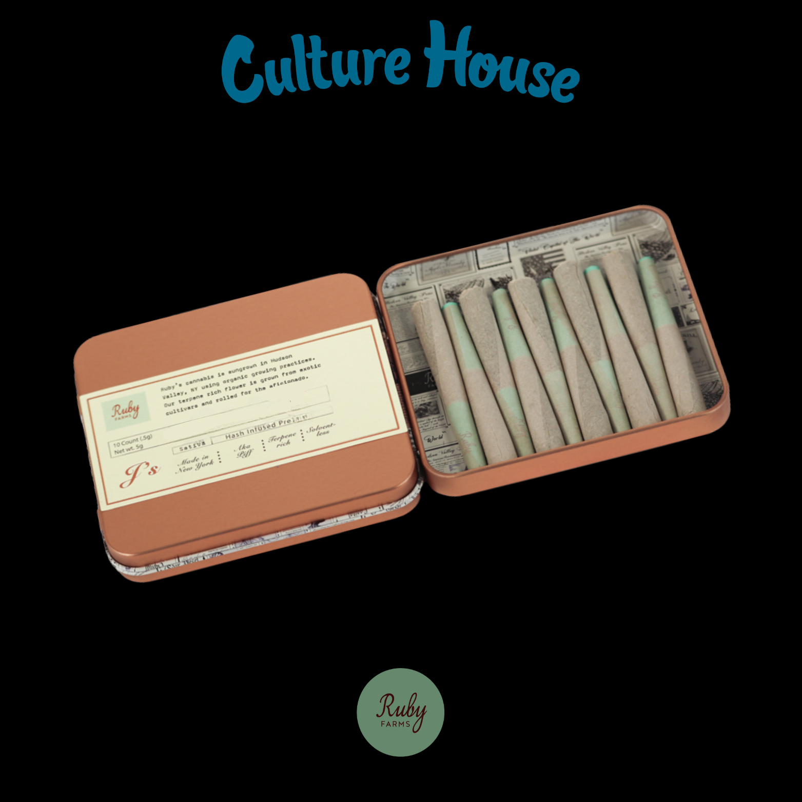 Photograph of product: Ruby Farms | Biscotti Jealousy | au chocolat Infused P. Roll 10PK