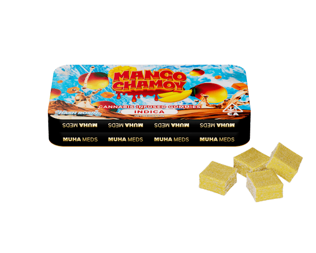 Photograph of product: Mango Chamoy  | au chocolat Rosin Gummies 100 MG - 