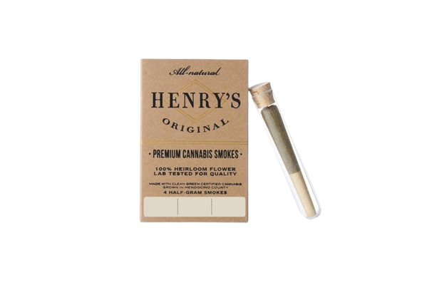 Photograph of product: Henry's Original | Coast 2:1 CBD Pre-Rolls (4 Pack) | 2g
