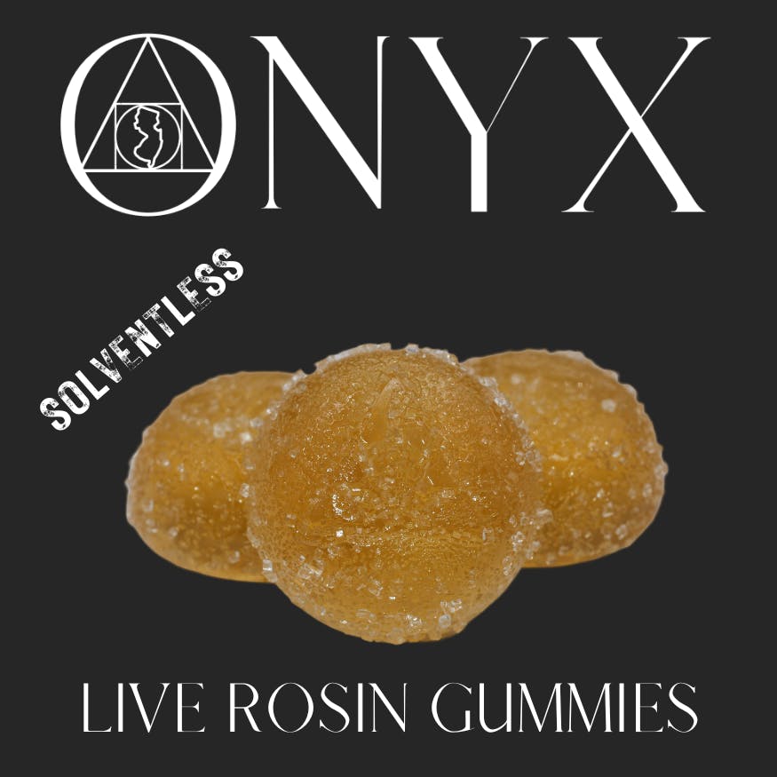 Photograph of product: One Peach I Solventless Gummies I 10 Pack I Onyx