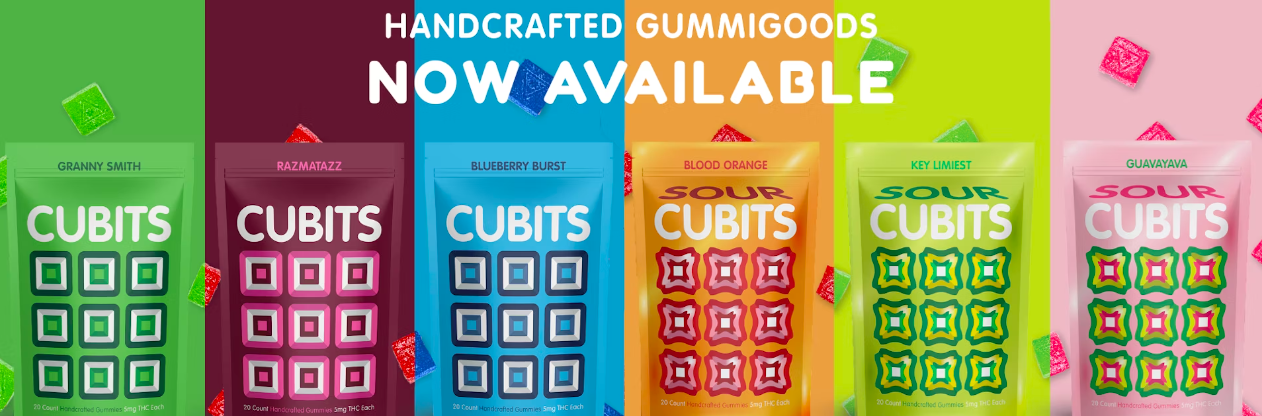 Photograph of product: 100mg Cubits | Blueberry Burst