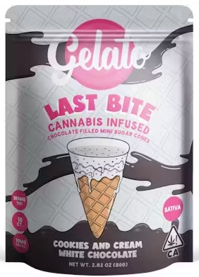Photograph of product: Cookies And Cream [S] - 100MG Last Bite Cones 10PK