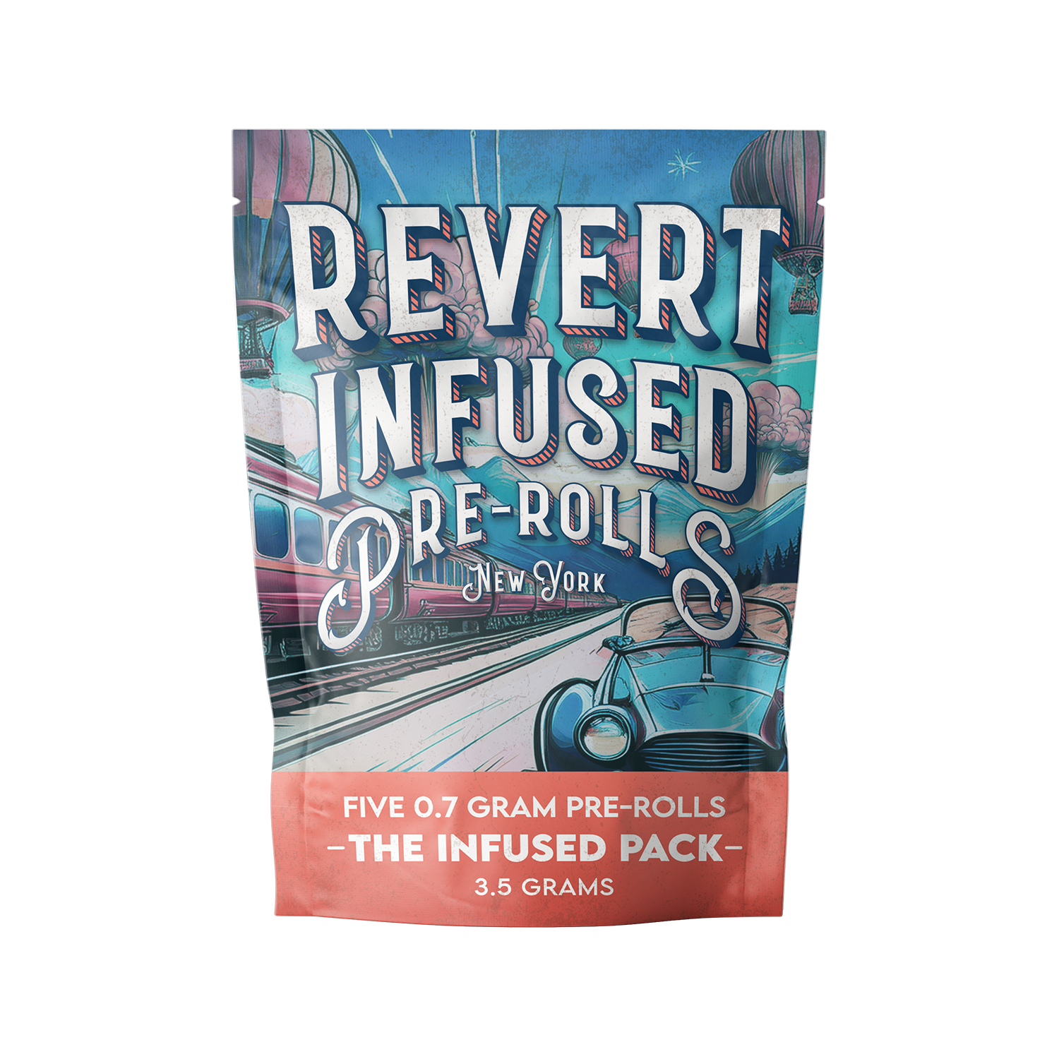 Photograph of Product: Revert | Variety 5 Pack | Infused Pre Rolls | 3.5G