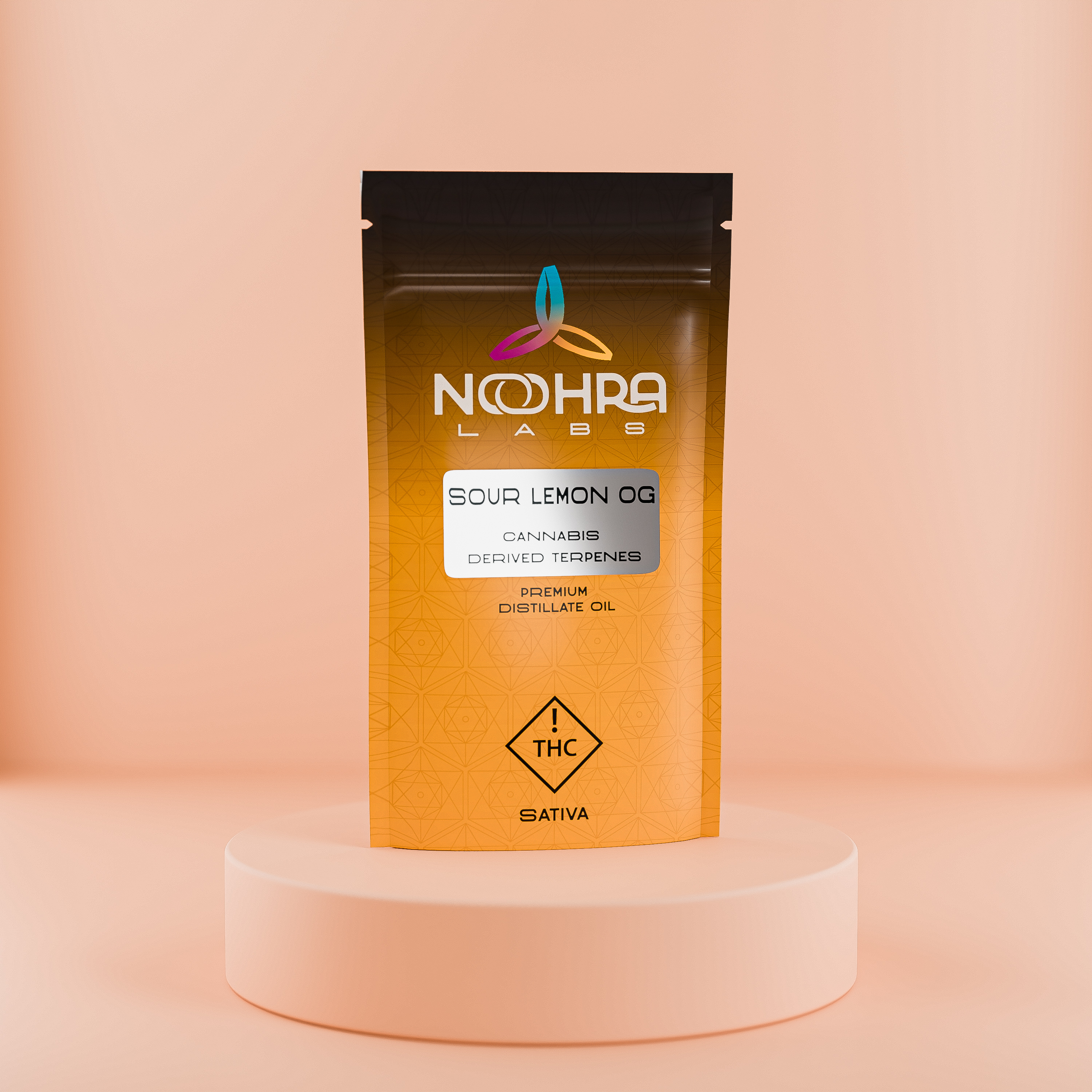 Photograph of product: Noohra Labs | Sour Lemon OG Distillate Cartridge  | .84g