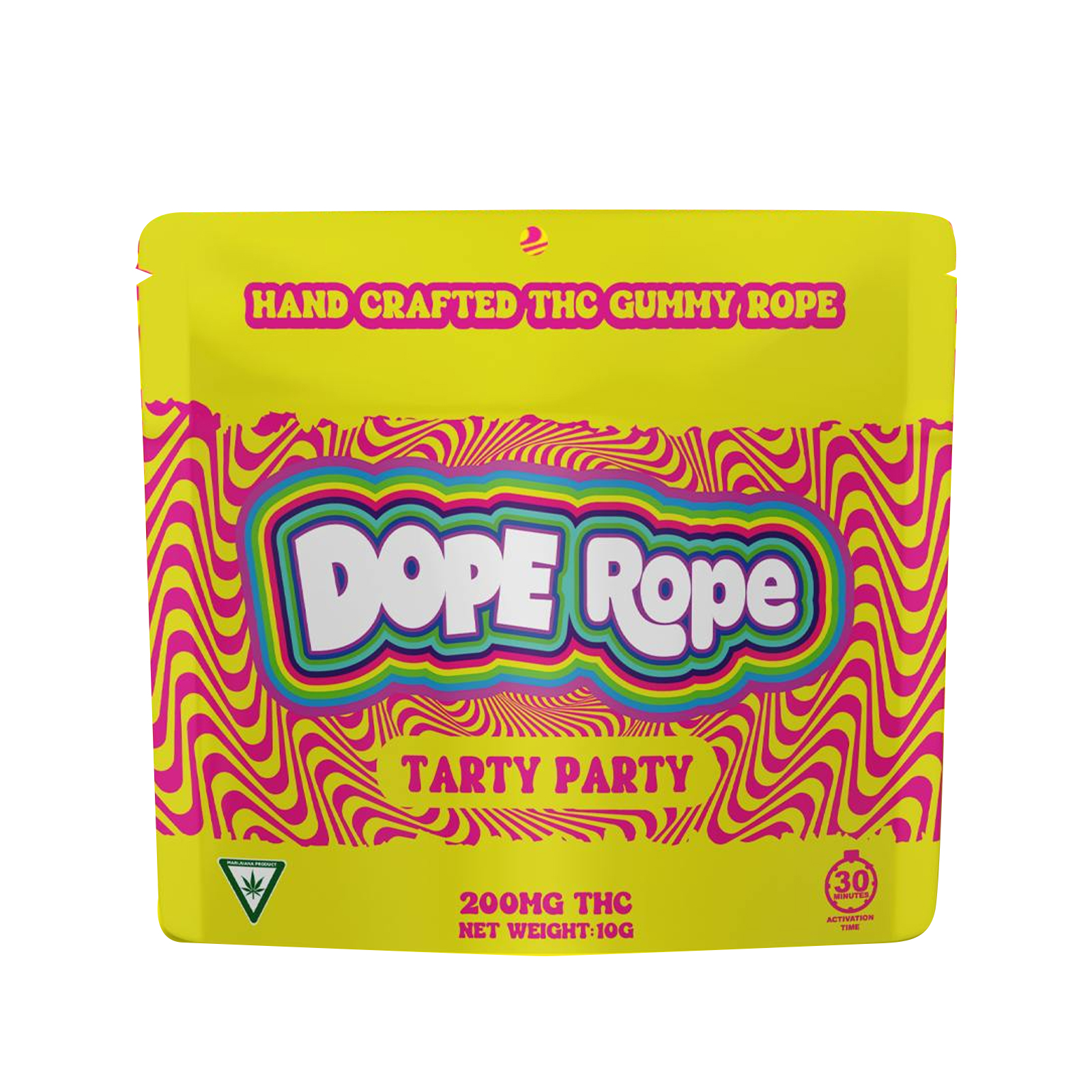 Photograph of product: Dope Rope Tarty Party Gummy Rope 200mg Rec
