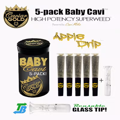 Photograph of product: Caviar Gold l Baby Cavi l Apple Drip l 5pk