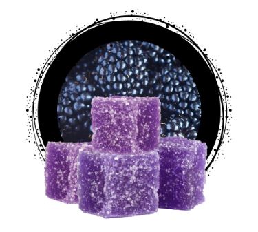 Photograph of product: Ozone: Blackberry | Soft Chews | 100mg | 10pk