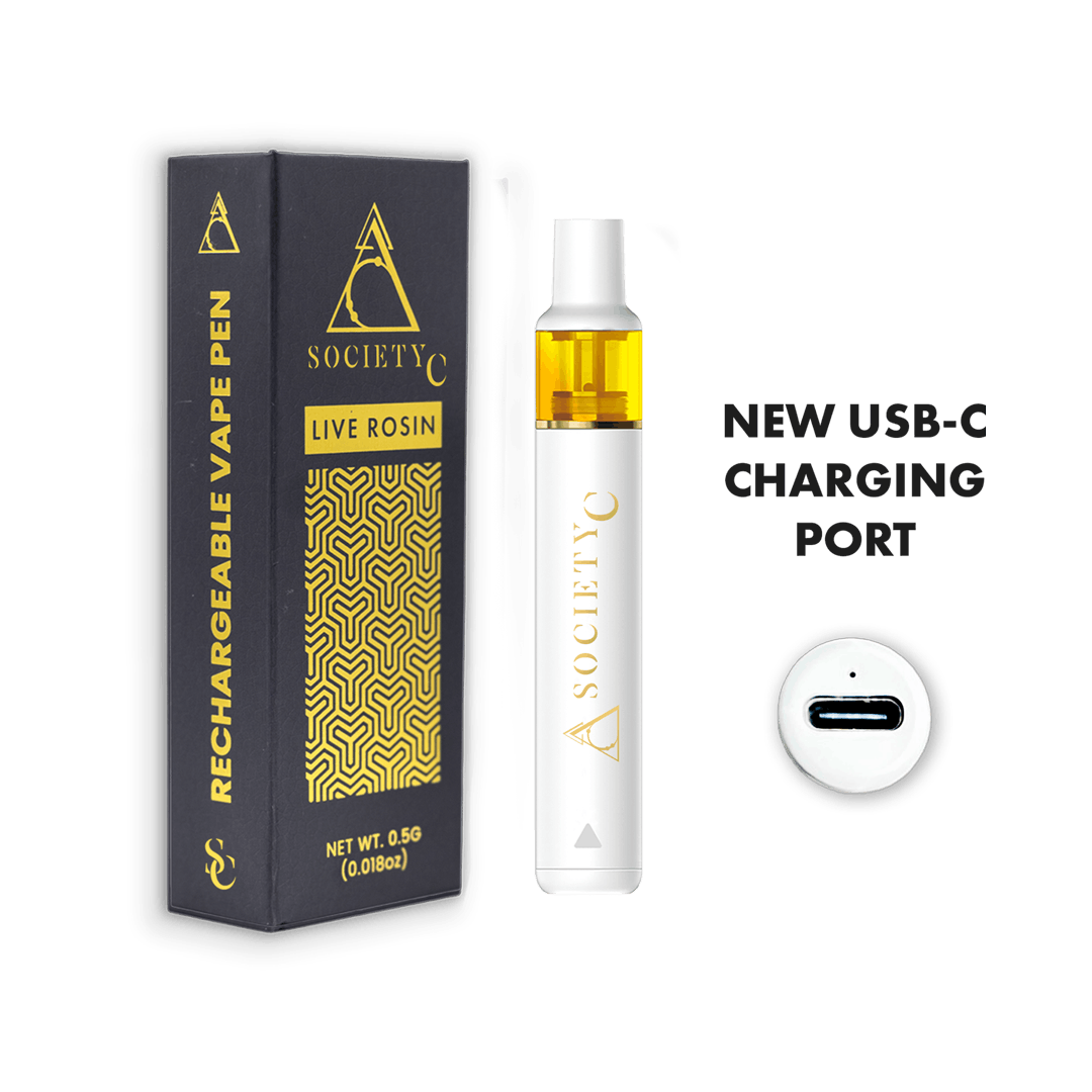 Photograph of product: SOCIETY C | RED POP - LIVE au chocolat ROSIN DISPOSABLE HYBRID