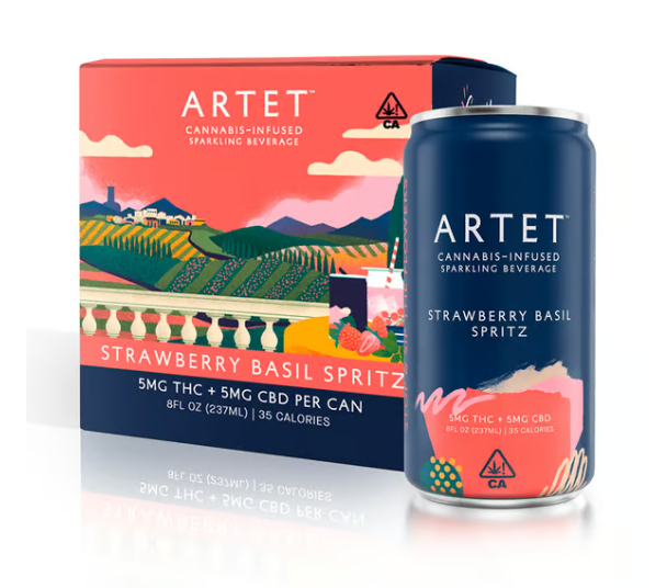 Photograph of product: Artet | Strawberry Basil | 4pk/100mg