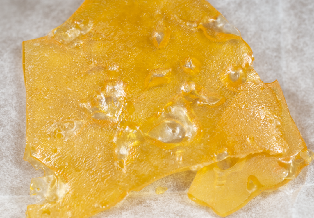 Photograph of product: Nomad Extracts (I/H) Tropsanto #5 Shatter