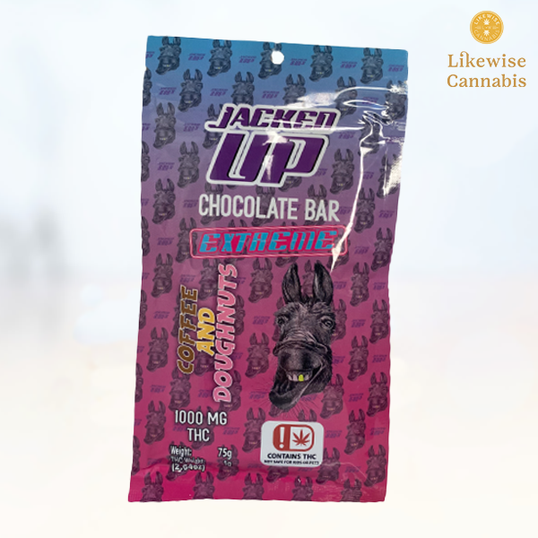 Photograph of product: 1000MG COFFEE & DONUTS CHOCOLATE BAR