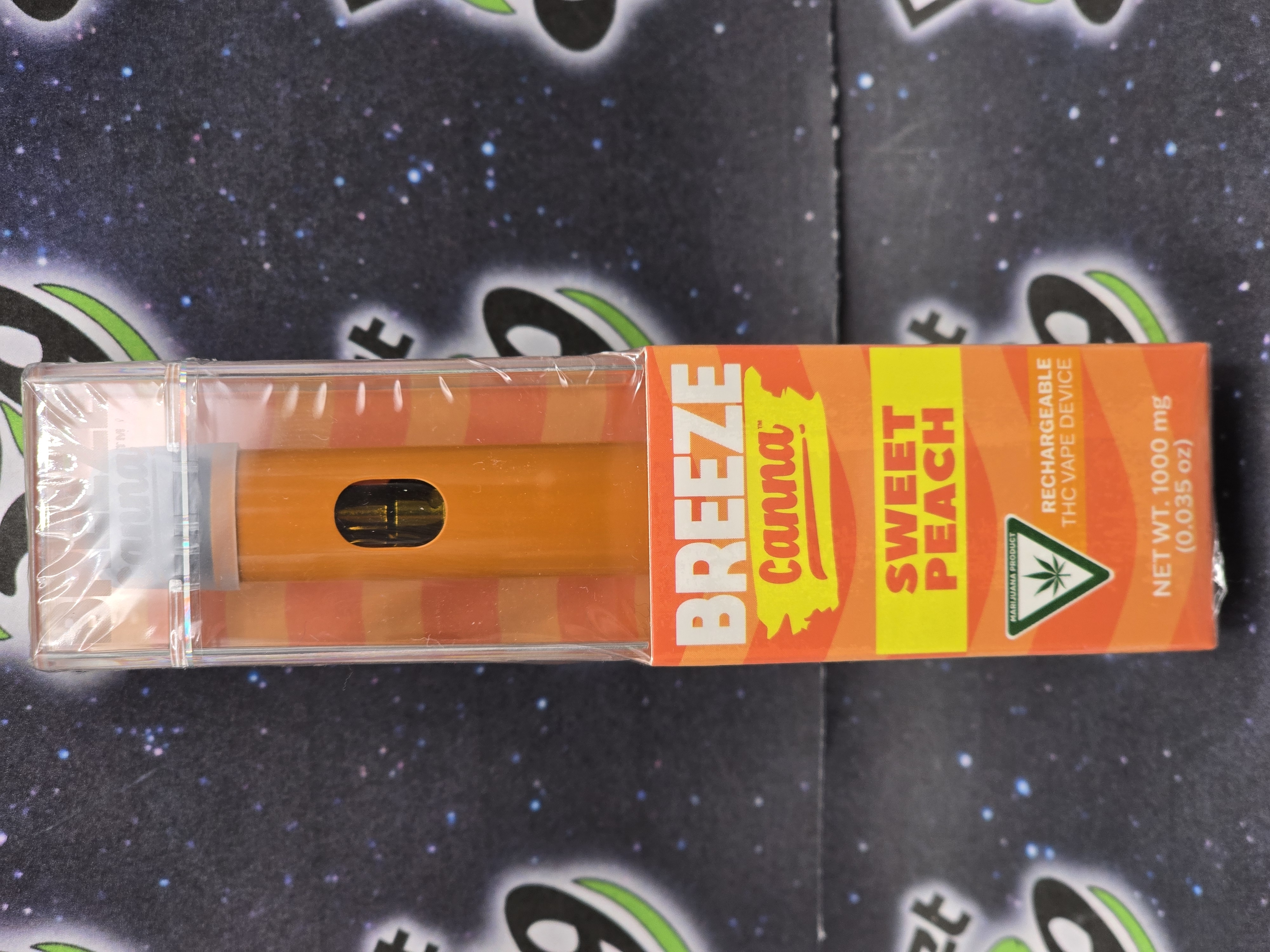 Photograph of product: Breeze | Sweet Peach | 1g Disposable