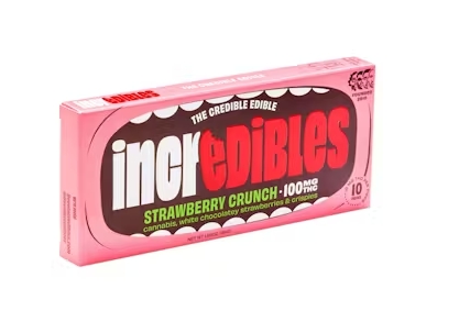Photograph of product: Strawberry Crunch | Chocolates | 10 x 10mg