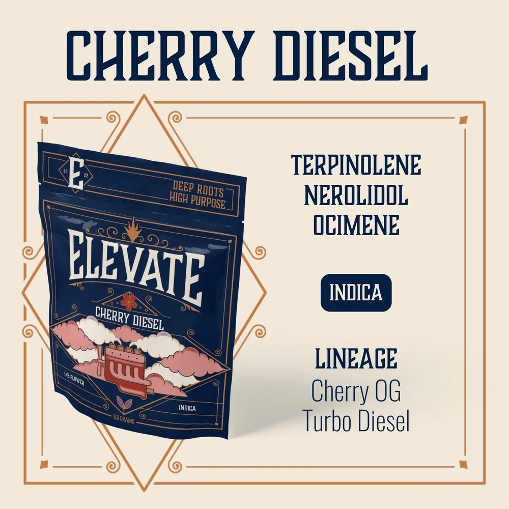 Photograph of product: Elevate | Cherry Diesel 3.5g