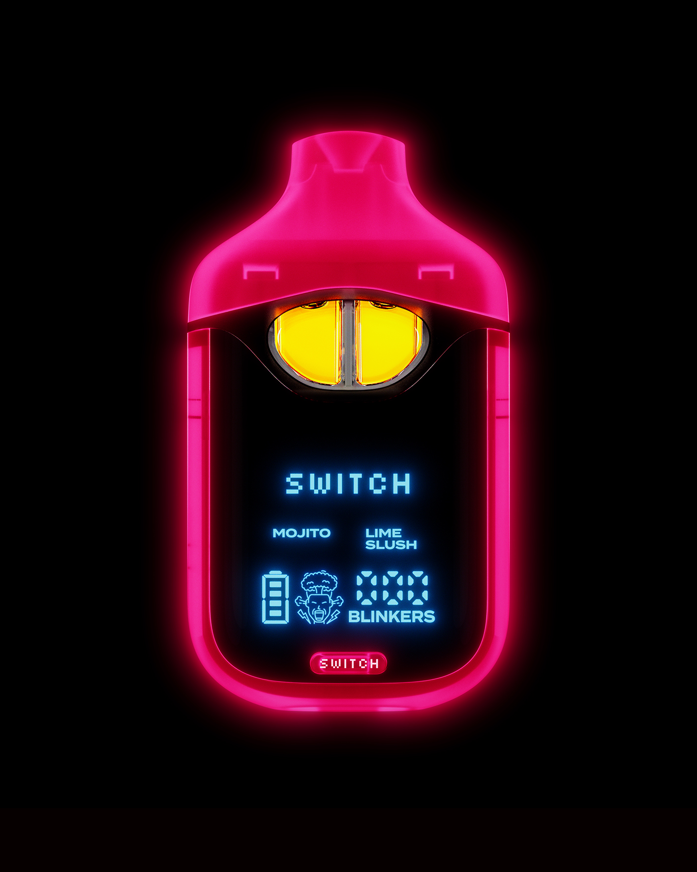 Photograph of product: Mojito x Lime Slush Liquid Live Diamonds Disposable Dual Chamber Vape