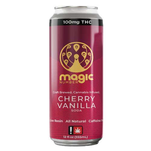 Photograph of product: 100mg Cherry Vanilla Soda