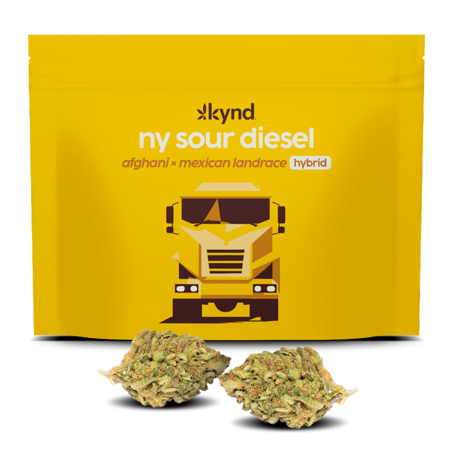 Photograph of product: Kynd N.Y. Sour Diesel (H) Flower 3.5g