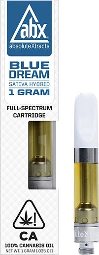 Photograph of product: Blue Dream Full Spectrum Cartridge ABX