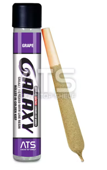 Photograph of product: Grape Moonrock Preroll