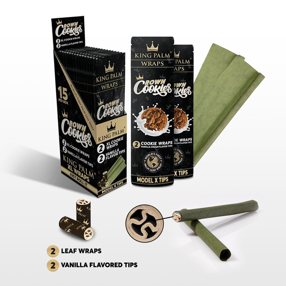 Photograph of product: King Palm-2PK- Flavor Tip Pre-Rolled Blunt Pack