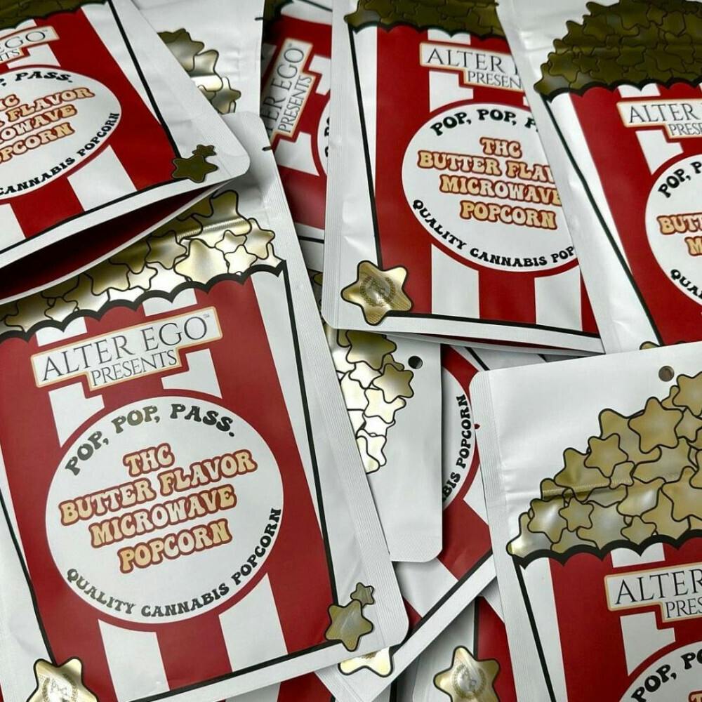 Photograph of product: Alter Ego| Microwave Popcorn 200mg (Butter)