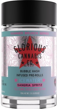 Photograph of product: Glorious - Sangria Spritz - 3ct x Infused Prerolls
