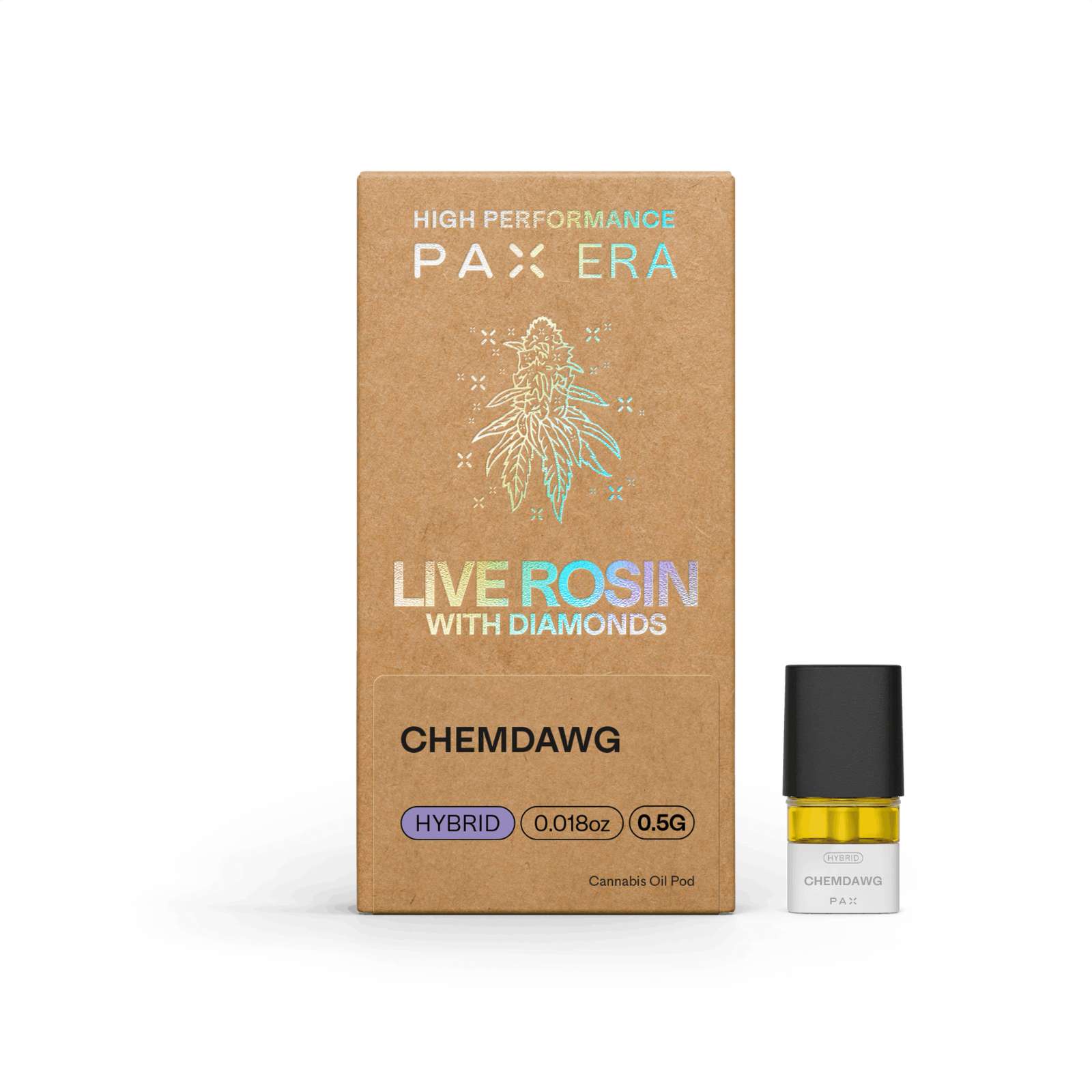 Photograph of product: Chem Dawg (1.0g Live Rosin w/ Diamonds PAX Pod)