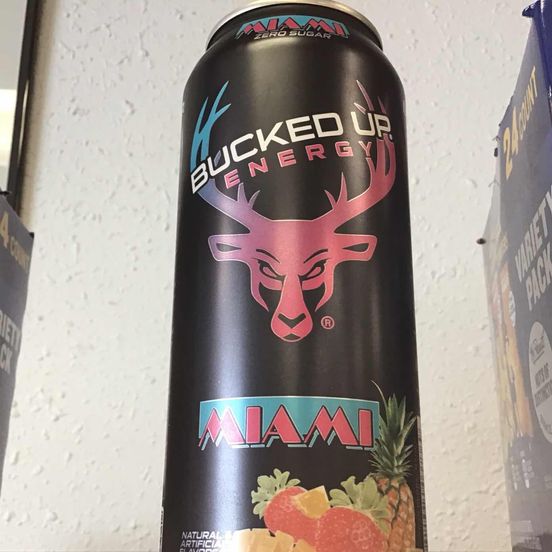 Photograph of product: Bucked Up Energy Miami - 