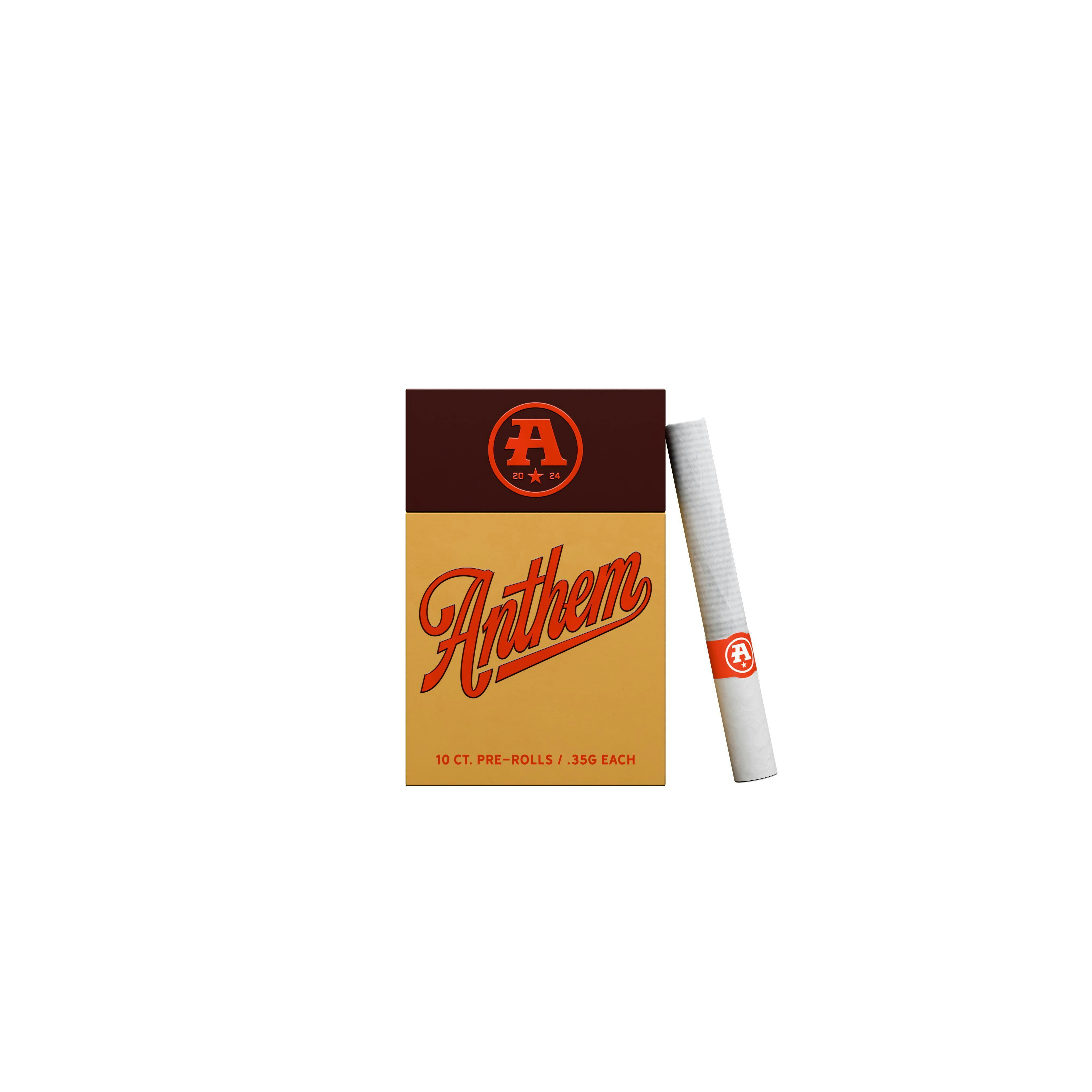 Photograph of product: Anthem | Preroll | 10pk | Hybrid Blend