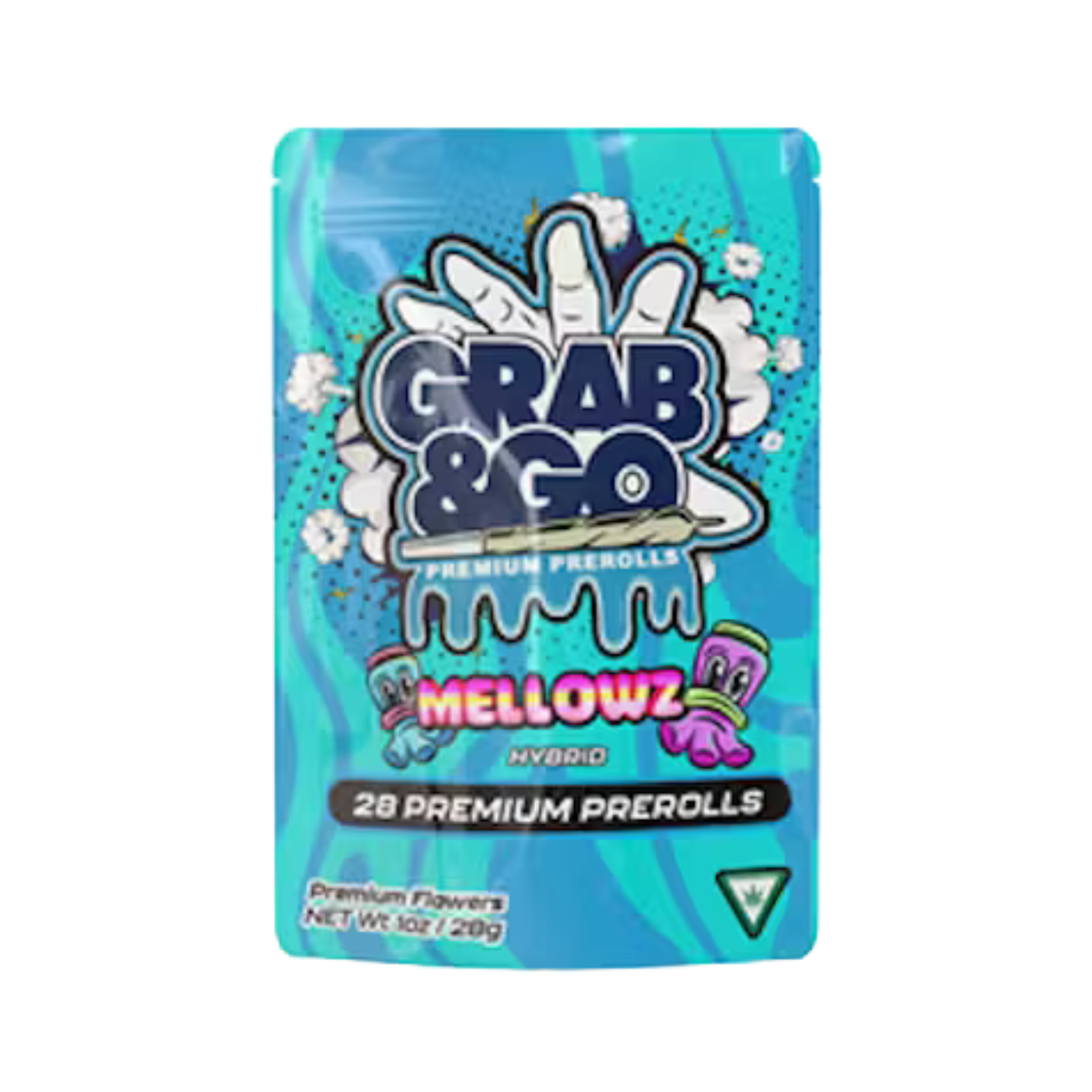 Photograph of product: Mellowz 28 x 1G Prerolls By Grab & Go