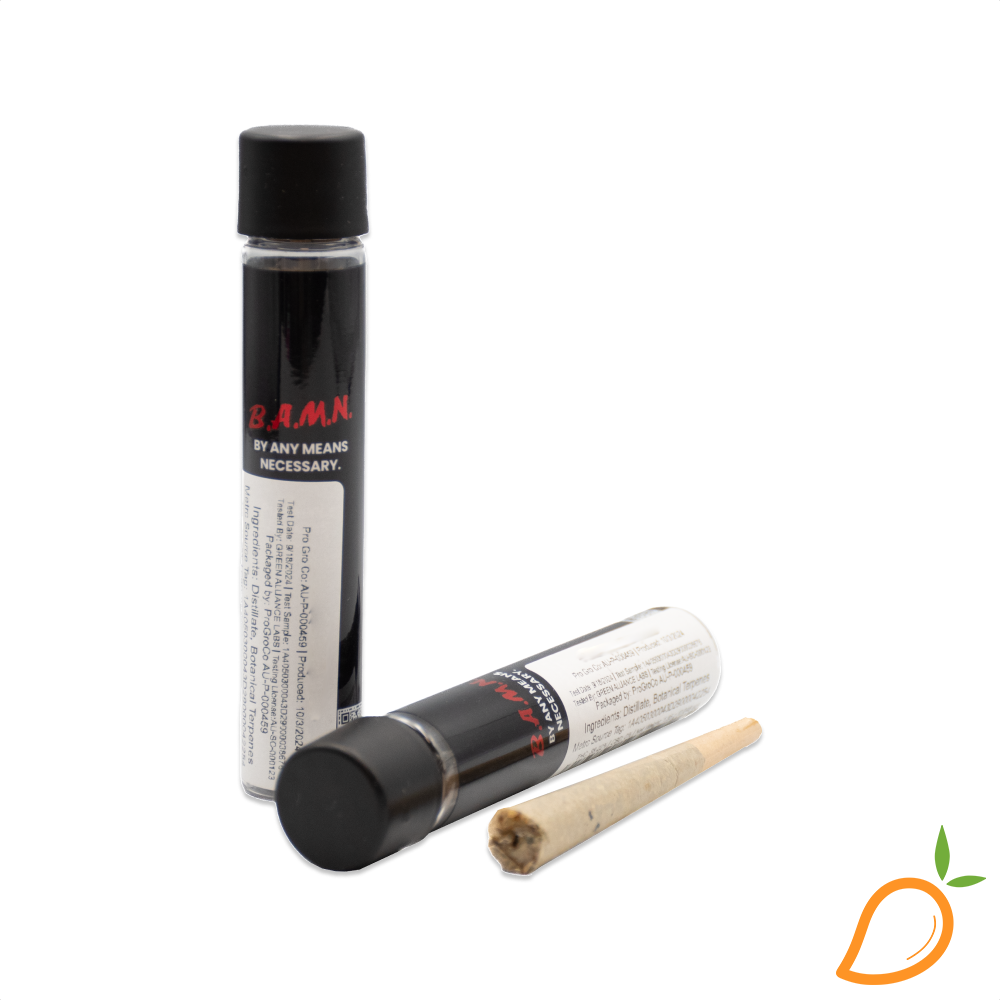 Photograph of product: 1.35g Durban Poison Infused Preroll BAMN
